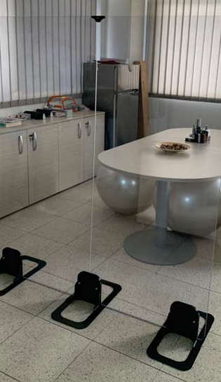 Painel divisor proteção contra covid